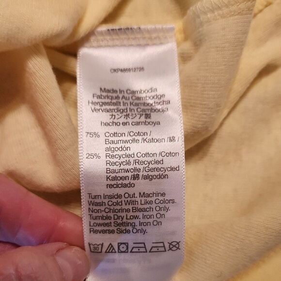 Madewell Day in the Sun Graphic Short Sleeve Lightweight Cotton Tee, XS, Yellow - Picture 7 of 9